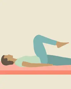 Active leg bends and stretches